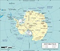 Antarctica Map, Map of Antarctica