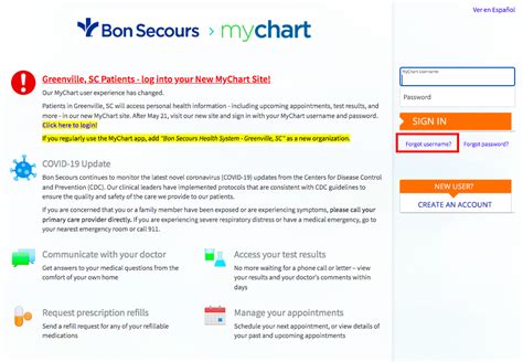 Bon Secours Mychart Patient Portal Login Digital