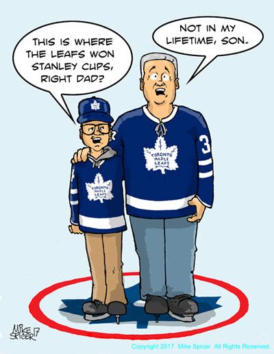 Mike Spicer Cartoonist Caricaturist Toronto Maple Leafs Fan Caricature