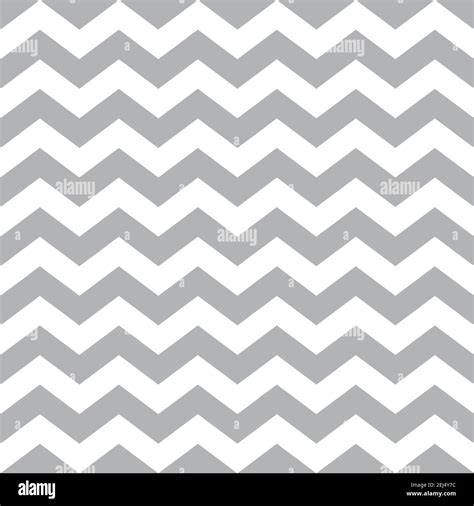 Simple Chevron Seamless Pattern In White And Grey Zig Zag Stripes
