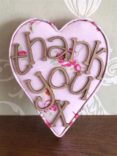 Pink Hanging Heart Thank You T Floral Home Decor Wedding Etsy