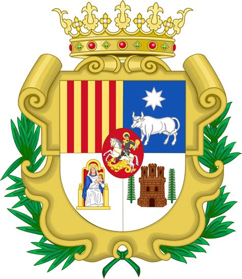 Coat Of Arms Of Teruel Province Teruel Coat Of Arms Clipart Full