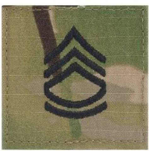 Multicam Ocp Rank Insignia Fastener Sergeant First Class Sfc Ocp