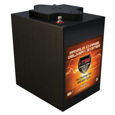 Vmaxtanks 6 Volt 225ah Agm Battery High Capacity And Maintenance Free