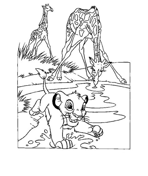Simple the lion king coloring page for children. Lion King Coloring Pages 2018- Dr. Odd