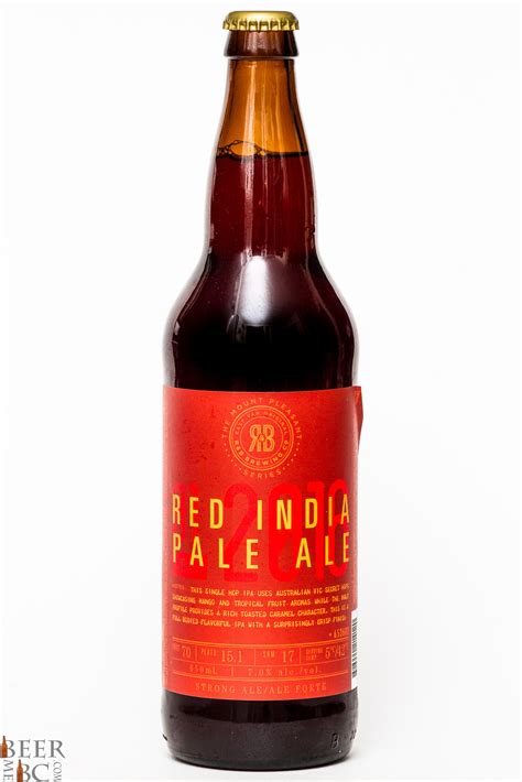 Randb Brewing Co Red India Pale Ale Beer Me British Columbia