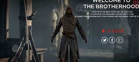 Maybe you would like to learn more about one of these? This site lets you make your own Assassin's Creed: Unity character - VG247
