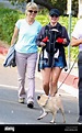 Anna Faris seen with her son Jack and her parents Karen and Jack hiking ...