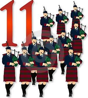 11 Pipers Piping