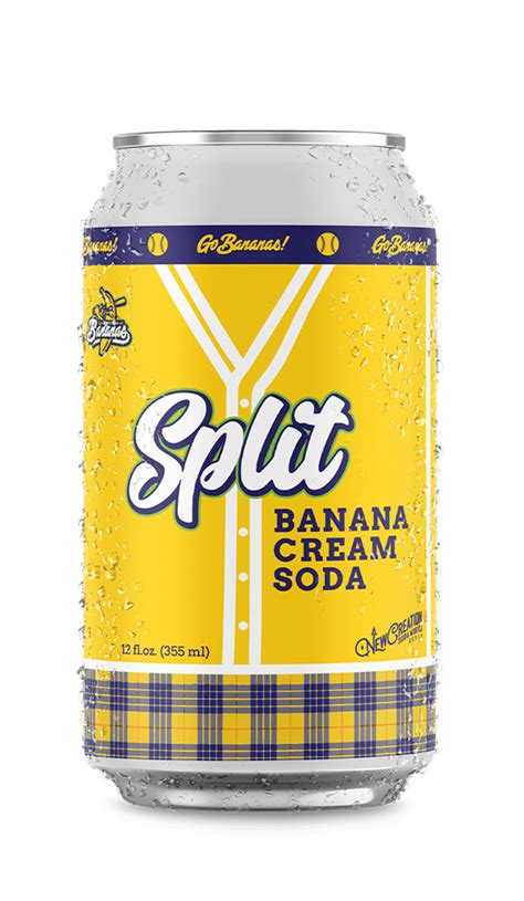 Split Banana Cream Soda New Creation Soda Works