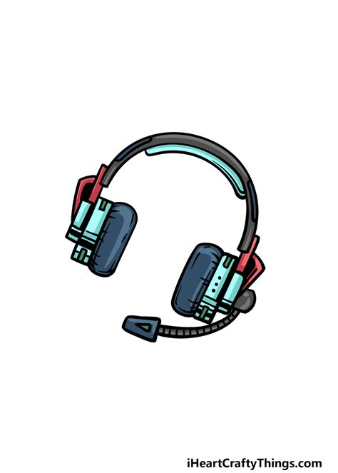 How To Draw Headphones A Step By Method Step Guide Khoafa