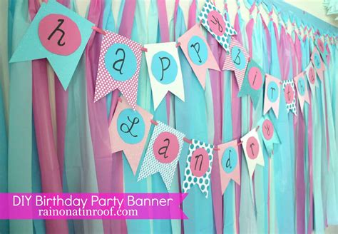 Diy It Out Loud Adorable Homemade Birthday Banners Micro Blogs