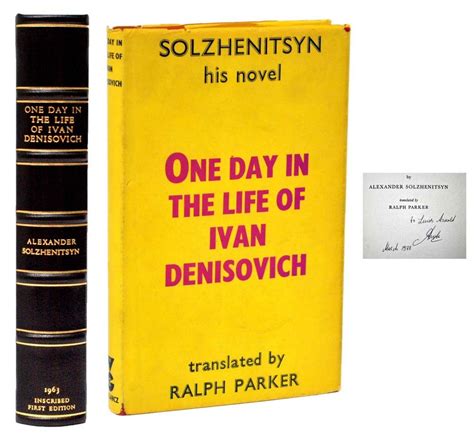 one day in the life of ivan denisovich raptis rare books fine rare and antiquarian first