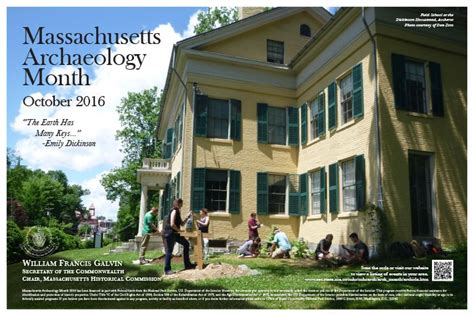 2016 Archaeology Month Poster Archaeology Historic Preservation Months