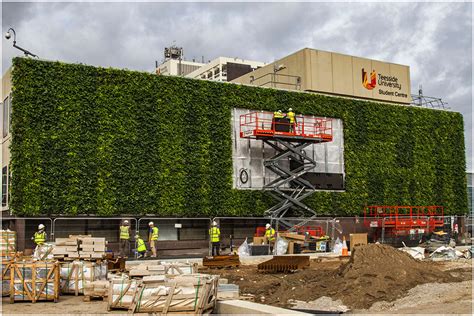 University Living Wall Is A Vertical Green Statement On Campus Biotecture
