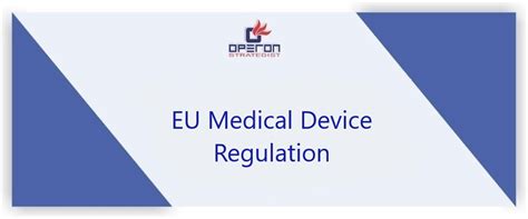 Eu Medical Device Regulation Operon Strategist