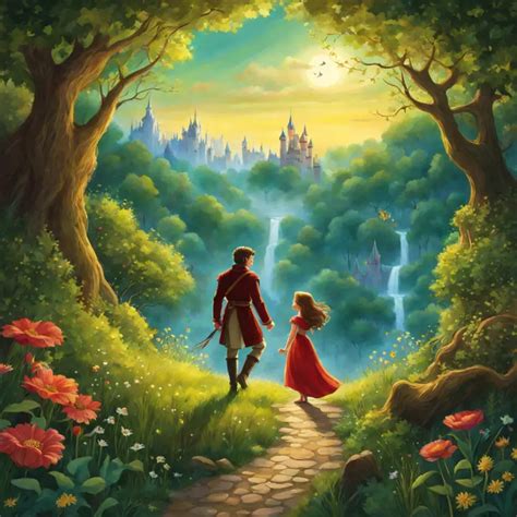 Cuento El príncipe y la princesa del bosque encantado