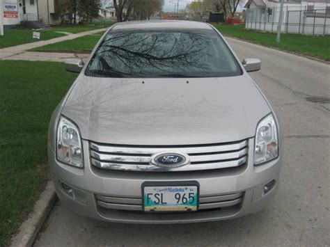 2008 Ford Fusion V6 Sel Sedan For Sale In Winnipeg Manitoba All Cars