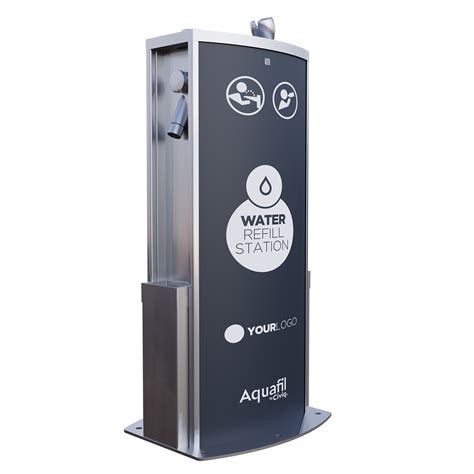 Aquafil Solo 900bf Drinking Fountain And Bottle Refill Station