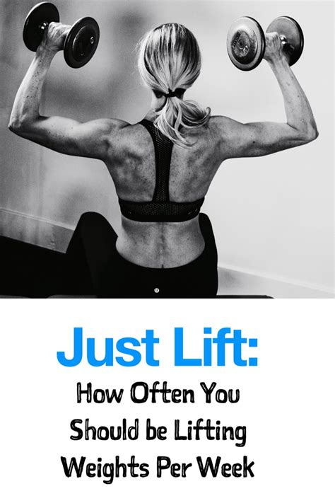 Just Lift How Often You Should Be Lifting Weights Per Week