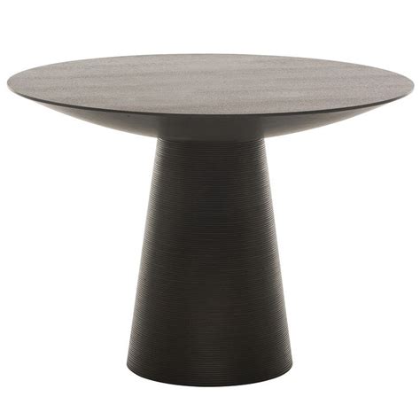 47 Round Meeting Table With Ribbed Plinth By Nuevo