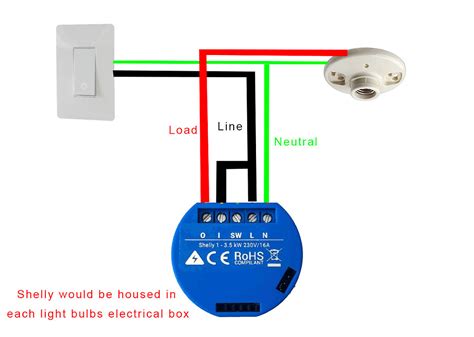 Help Wiring A Shelly 1 Hardware Home Assistant Community