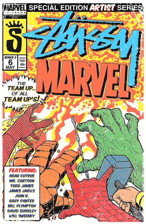 Daydream Magazine Stussy X Marvel Comics Collection Preview