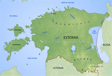 Mapa De Estonia