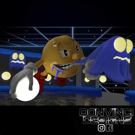 Angry Pacman Cgtrader