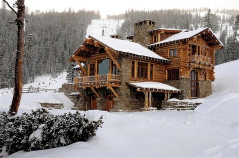 This Rustic Ski Lodge Is The Perfect Winter Getaway Adorable Home