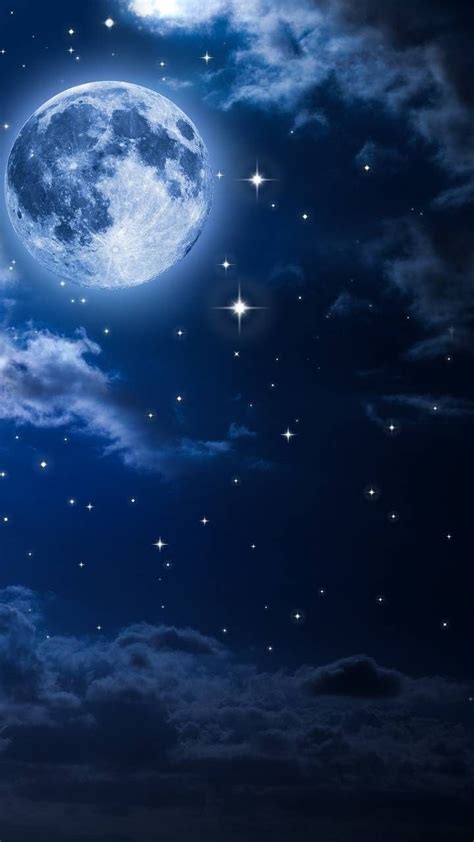 Pin By Cinzia Mangano On Moon Luna Night Sky Wallpaper Scenery