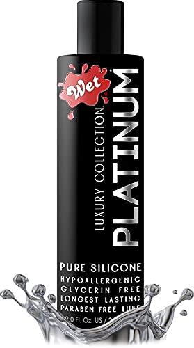 Wet Platinum Silicone Based Sex Lube Oz Bottle Ultra Long Lasting