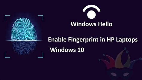 Windows Hello Enable Fingerprint In HP Laptops Unlimited Solutions YouTube