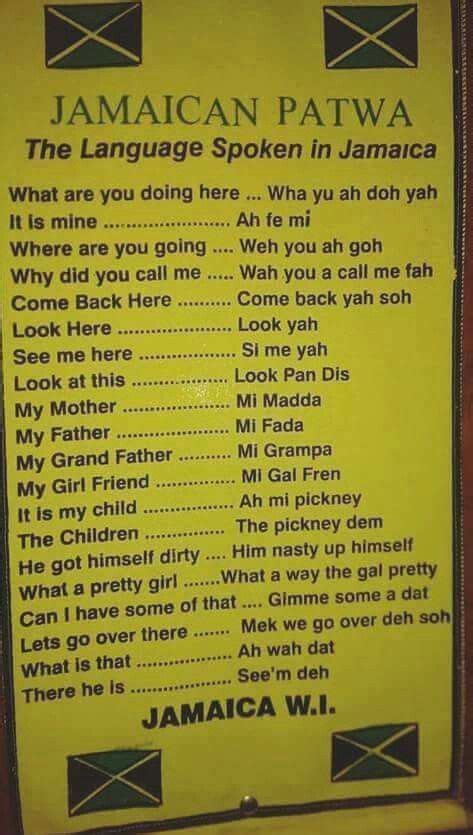 Pin By Sheldon Santana On Trini Caribbean Life Jamaican Words Jamaican Quotes Jamaican Phrases