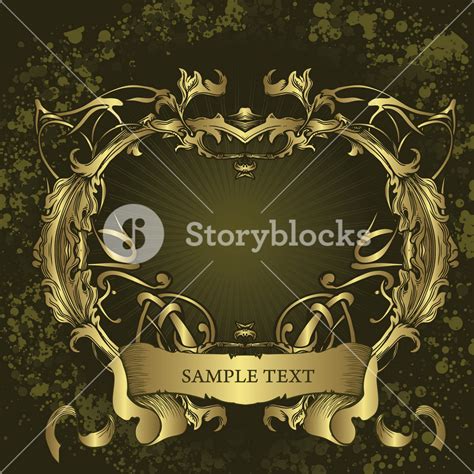 Vintage Floral Frame Royalty Free Stock Image Storyblocks