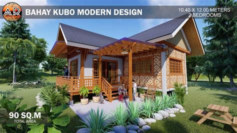 Bahay Kubo Modern Design Amakan House Ideas 2 Bedrooms Modern House