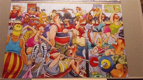 Drag the pieces into right position using mouse. Dropping the Weight by Wasgij | Jigsaw puzzles, Painting ...