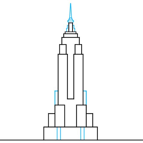 How To Draw The Empire State Building Really Easy Drawing Tutorial