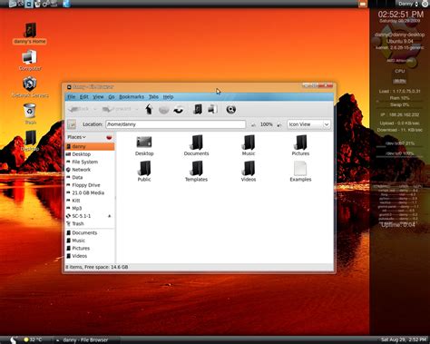 My First Linux Desktop By Slzaero On Deviantart