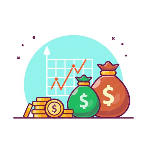 Estatística De Investimento Com Ilustração De Dinheiro Finanças De