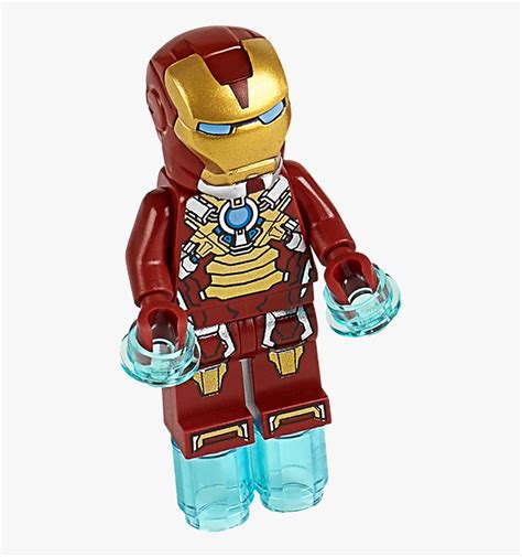Legos Transparent Person Iron Man Heartbreaker Minifigure
