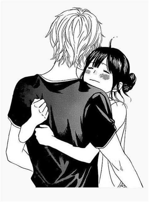 Hd Anime Girl Hugging Boy Hd Png Download Transparent Png Image