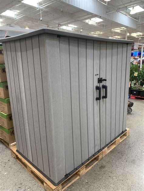 Costco Lifetime Resin Utility Shed Utility Sheds Outdoor Storage