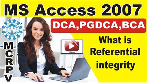 31 Ms Access 2007 Refrential Integrity According To Dca Pgdca Bca