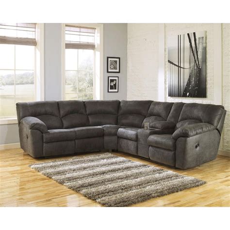 Manufactured in italy by gamma arredamenti, it reinforces the continuity of contemporary form and function through its spatial proficiency, ergonomic construction. Gray 2 Piece Pewter Reclining Sectional Sofa - Tambo | RC ...