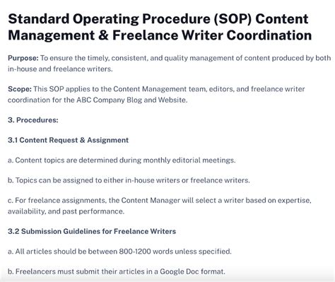 How To Write An Sop Manual For Your Business Scribe