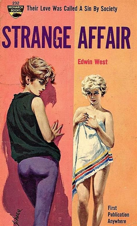Strange Affair Lesbian Pulp Fiction Adult Risque Vintage Etsy