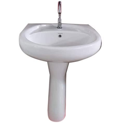 Ceramic Pedestal Wash Basin White Wall Mounted At Rs In Gorakhpur