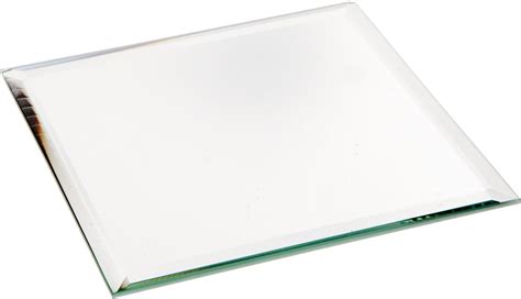 Plymor Square 3mm Beveled Glass Mirror 4 Inch X 4 Inch Pack Of 3
