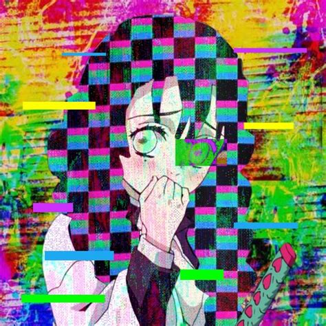 Mitsuri Kanroji Rainbowcore Aesthetic Anime Anime Wallpaper Anime Love